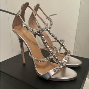 Giuseppe Zanotti Silver heels